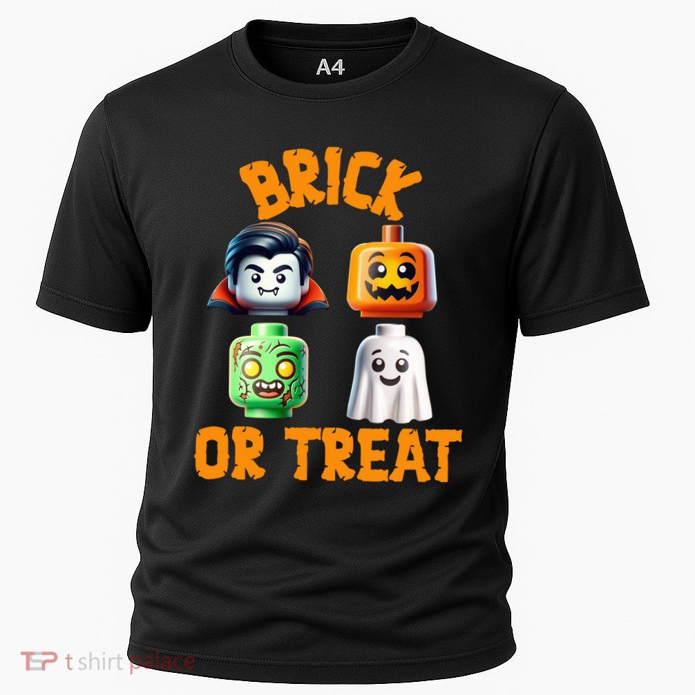 Building Bricks Halloween Costume Brick Or Treat Monsters Performance Shirt