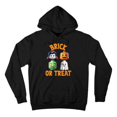 Building Bricks Halloween Costume Brick Or Treat Monsters Hoodie