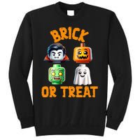 Building Bricks Halloween Costume Brick Or Treat Monsters Sweatshirt