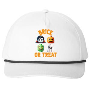 Building Bricks Halloween Costume Brick Or Treat Monsters Snapback Five-Panel Rope Hat