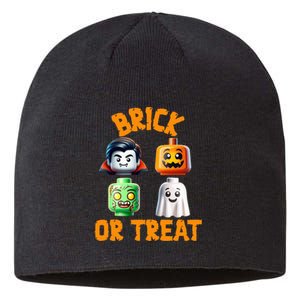 Building Bricks Halloween Costume Brick Or Treat Monsters Sustainable Beanie