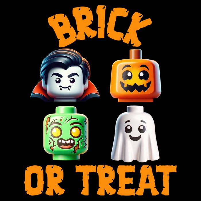 Building Bricks Halloween Costume Brick Or Treat Monsters 16 in Basic Backpack