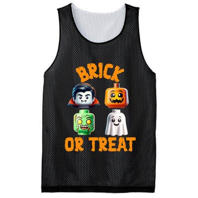 Building Bricks Halloween Costume Brick Or Treat Monsters Mesh Reversible Basketball Jersey Tank