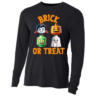 Building Bricks Halloween Costume Brick Or Treat Monsters Cooling Performance Long Sleeve Crew