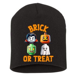 Building Bricks Halloween Costume Brick Or Treat Monsters Short Acrylic Beanie