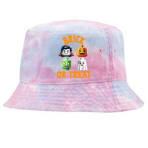 Building Bricks Halloween Costume Brick Or Treat Monsters Tie-Dyed Bucket Hat