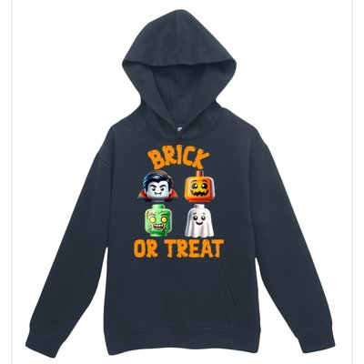 Building Bricks Halloween Costume Brick Or Treat Monsters Urban Pullover Hoodie