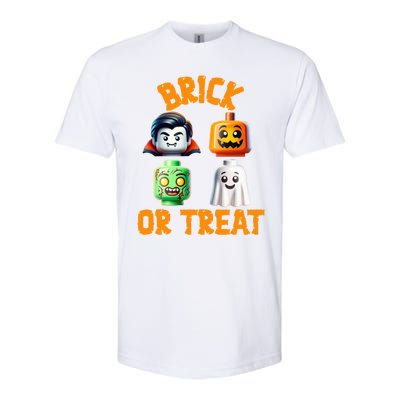 Building Bricks Halloween Costume Brick Or Treat Monsters Softstyle CVC T-Shirt