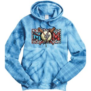 Baseball Ball Happy Grandma Mother's Day Tie Dye Hoodie