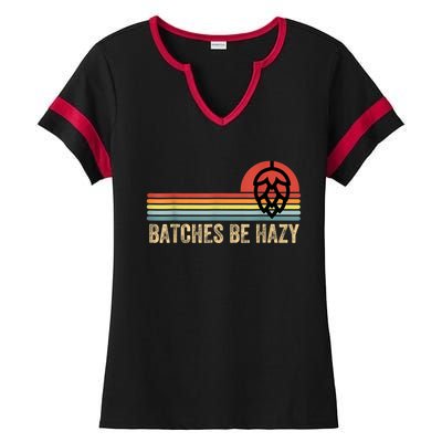 Batches Be Hazy IPA Craft Beer S For Men Women Vintage Ladies Halftime Notch Neck Tee