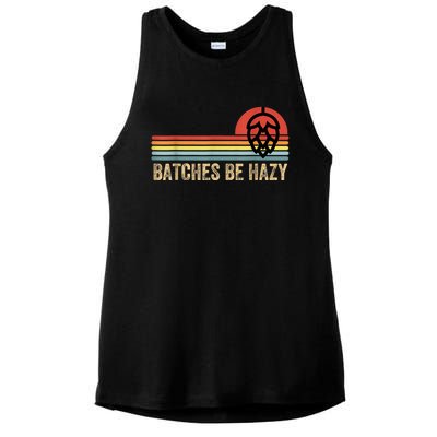 Batches Be Hazy IPA Craft Beer S For Men Women Vintage Ladies PosiCharge Tri-Blend Wicking Tank