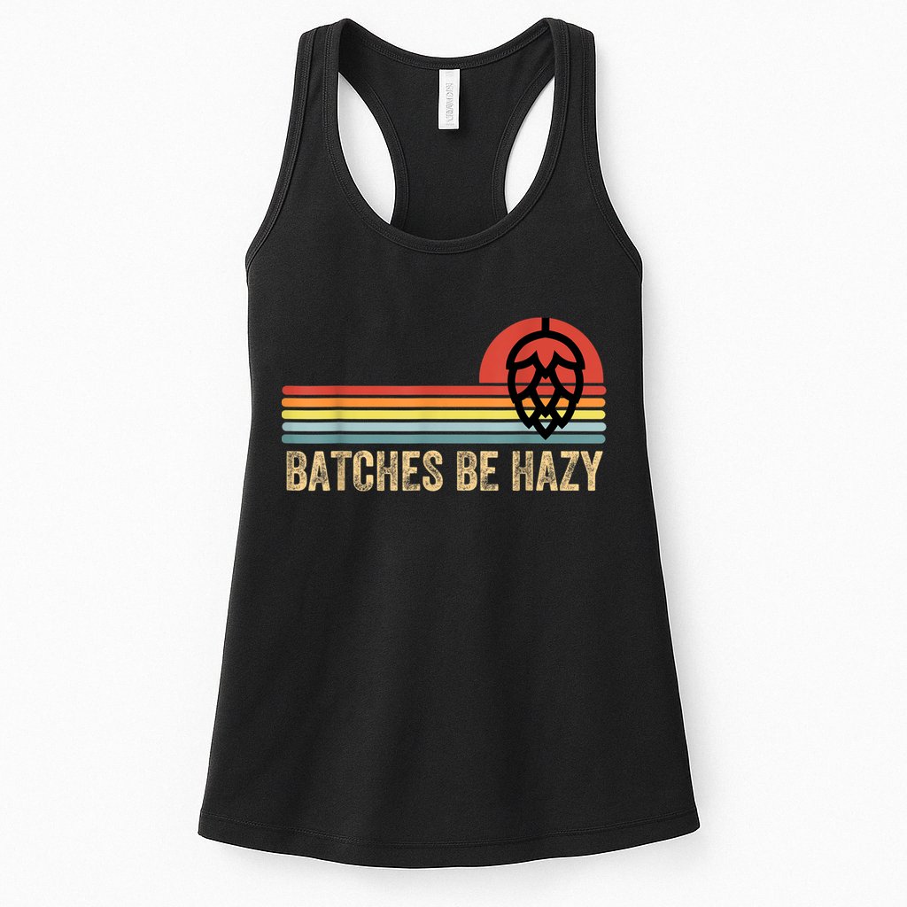 Batches Be Hazy IPA Craft Beer S For Men Women Vintage Womens Tank Top