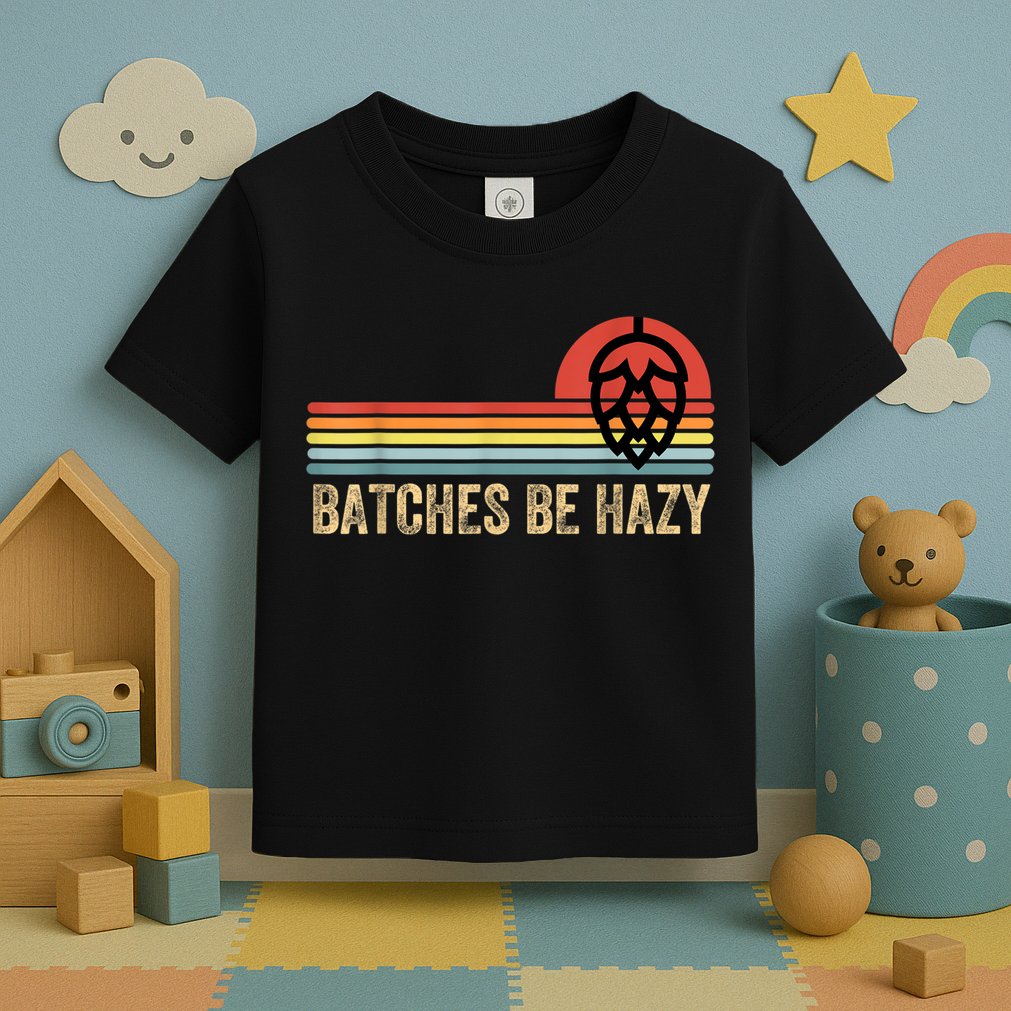 Batches Be Hazy IPA Craft Beer S For Men Women Vintage Toddler T-Shirt