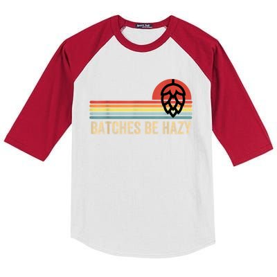 Batches Be Hazy IPA Craft Beer S For Men Women Vintage Kids Colorblock Raglan Jersey