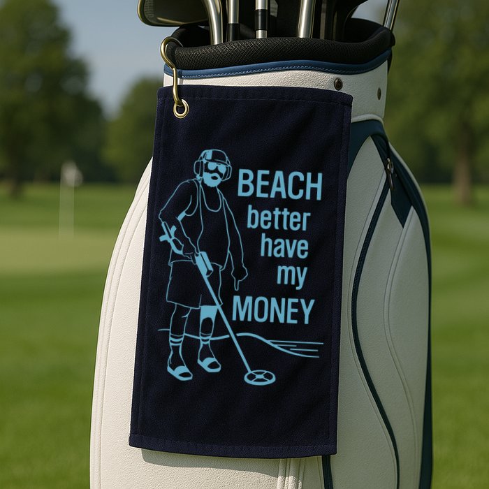 Beach Better Have My Money Golf Towel
