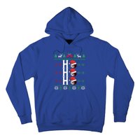 Bowling Ball Ho Ho Ho Ugly Christmas Bowler Cool Gift Hoodie