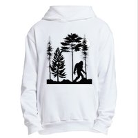 Bigfoo Bigfoot Hiding In Forest At Night Sasquatch Urban Pullover Hoodie