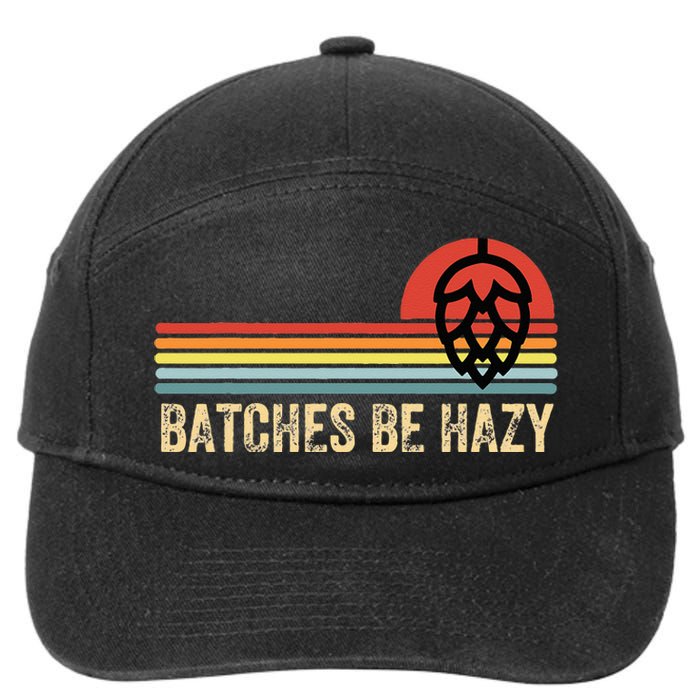 Batches Be Hazy IPA Craft Beer Vintage 7-Panel Snapback Hat