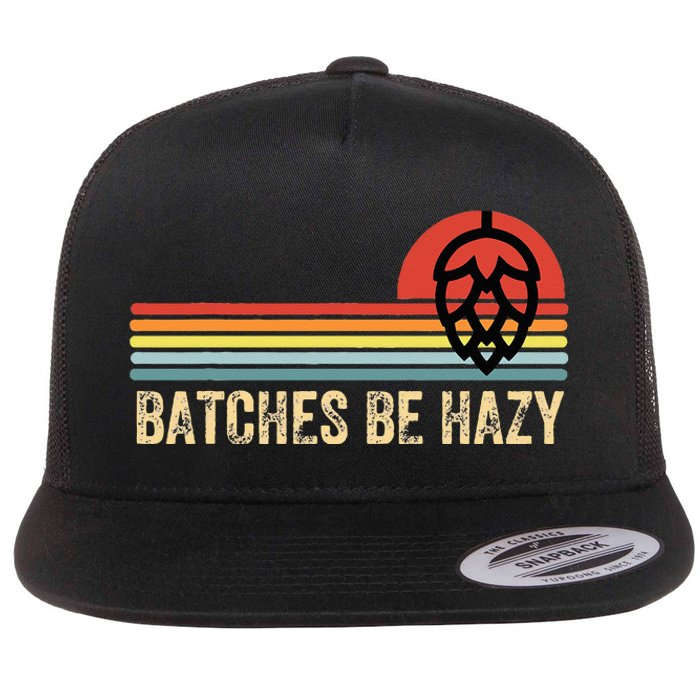 Batches Be Hazy IPA Craft Beer Vintage Flat Bill Trucker Hat