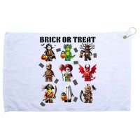 Building Bricks Halloween Brick Or Treat Costume Monsters Grommeted Golf Towel