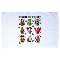 Building Bricks Halloween Brick Or Treat Costume Monsters Microfiber Hand Towel