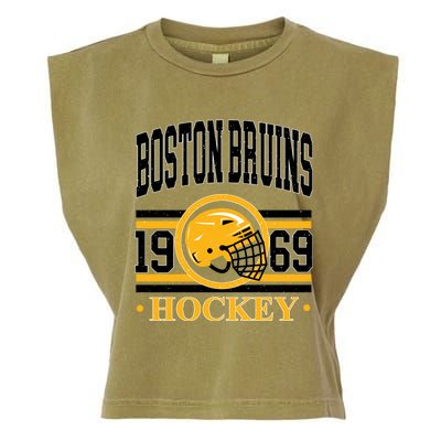 Boston Bruin Hockey Team Supporter Garment-Dyed Women's Muscle Tee