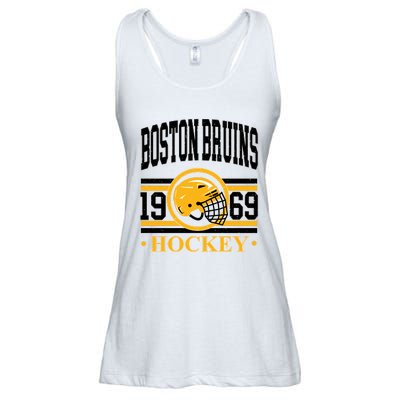 Boston Bruin Hockey Team Supporter Ladies Essential Flowy Tank