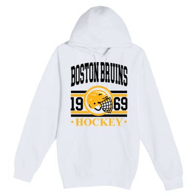 Boston Bruin Hockey Team Supporter Premium Pullover Hoodie