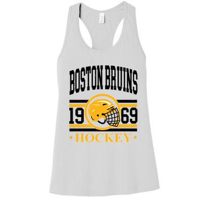 Boston Bruin Hockey Team Supporter Women's Racerback Tank