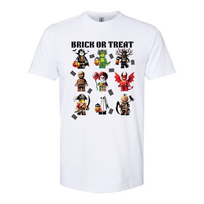 Building Bricks Halloween Brick Or Treat Costume Monsters Softstyle CVC T-Shirt