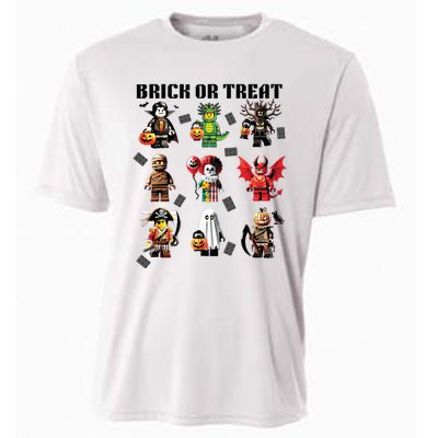 Building Bricks Halloween Brick Or Treat Costume Monsters Cooling Performance Crew T-Shirt