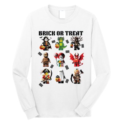 Building Bricks Halloween Brick Or Treat Costume Monsters Long Sleeve Shirt