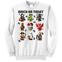 Building Bricks Halloween Brick Or Treat Costume Monsters Sweatshirt