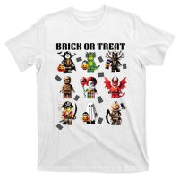 Building Bricks Halloween Brick Or Treat Costume Monsters T-Shirt