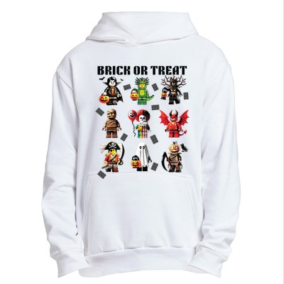 Building Bricks Halloween Brick Or Treat Costume Monsters Urban Pullover Hoodie