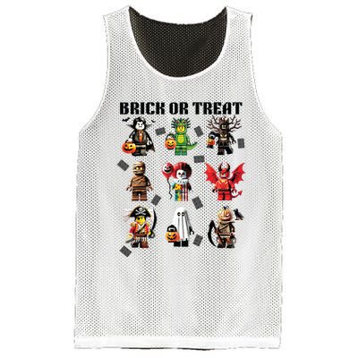 Building Bricks Halloween Brick Or Treat Costume Monsters Mesh Reversible Basketball Jersey Tank