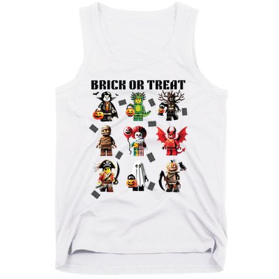 Building Bricks Halloween Brick Or Treat Costume Monsters Tank Top