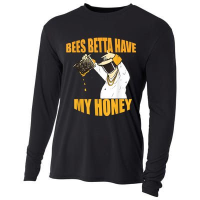 BEES BETTA HAVE MY HONEY For Beekeepers And Honey Fans Cooling Performance Long Sleeve Crew