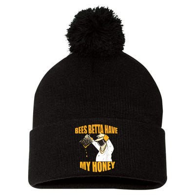 BEES BETTA HAVE MY HONEY For Beekeepers And Honey Fans Pom Pom 12in Knit Beanie