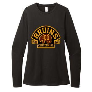 B.O.S.T.O.N B.R.U.I.N.S Hockey Season 2024 Womens CVC Long Sleeve Shirt