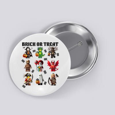 Building Bricks Halloween Brick Or Treat Costume Monsters Button