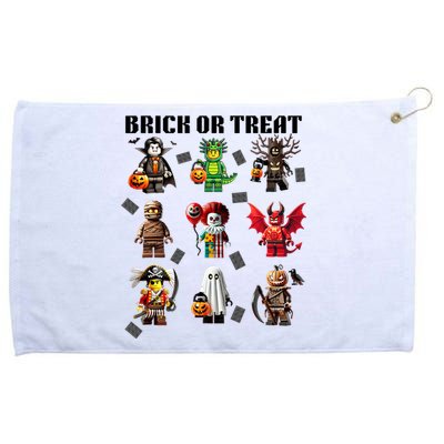 Building Bricks Halloween Brick Or Treat Costume Monsters Grommeted Golf Towel