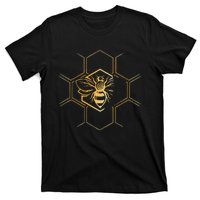 Beekeeper Beekeeping Honeycomb Love For Bees T-Shirt