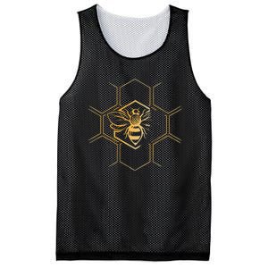 Beekeeper Beekeeping Honeycomb Love For Bees Mesh Reversible Basketball Jersey Tank