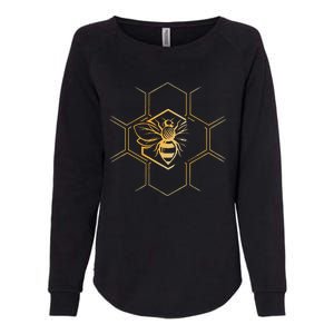 Beekeeper Beekeeping Honeycomb Love For Bees Womens California Wash Sweatshirt