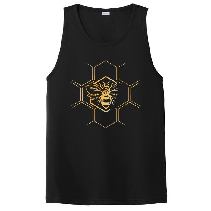 Beekeeper Beekeeping Honeycomb Love For Bees PosiCharge Competitor Tank