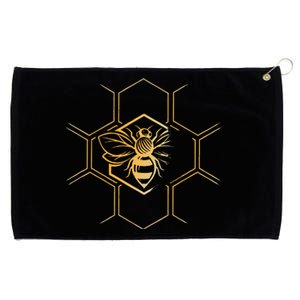 Beekeeper Beekeeping Honeycomb Love For Bees Grommeted Golf Towel