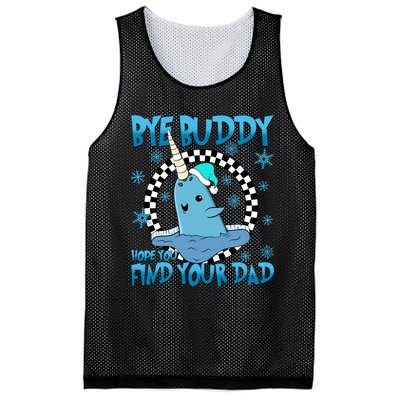 Bye Buddy Hope You Find Your Dad Buddy Christmas Movies Mesh Reversible Basketball Jersey Tank