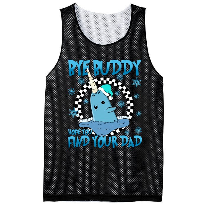 Bye Buddy Hope You Find Your Dad Buddy Christmas Movies Mesh Reversible Basketball Jersey Tank