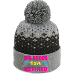 Big Boobs Have Retired Funny Breast Reduction The Baniff Cuffed Pom Beanie